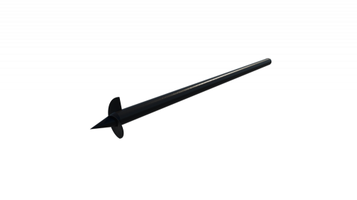 Свая винтовая d 76 Н-2500мм, черный; сваи под контейнер