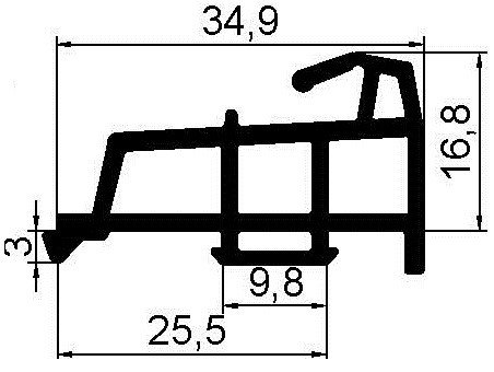 523040 уплотнитель KRAUSS 