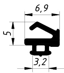 REG 023 уплотнитель  