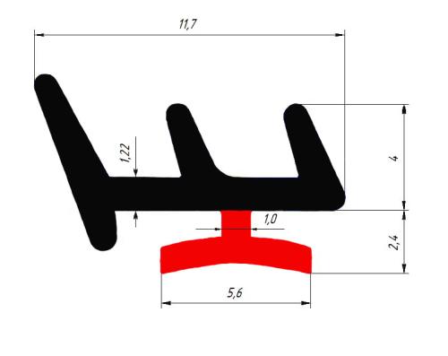 9GO/40 Резиновый уплотнитель елка (350м)