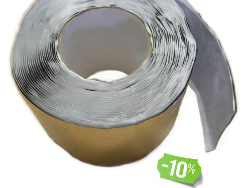 Лента бутиловая металлизированная 250*1,5мм, 24м рулон