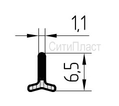 FRK 45 Т обр. уплотнитель зазора