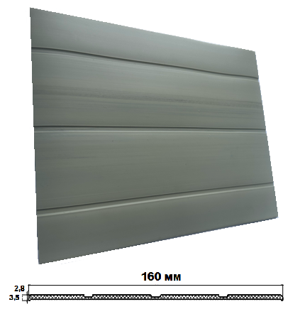 Отбойная доска 160 мм, отбойник на стену из ПВХ, полоса для защиты стен