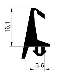 ТПУ 45.10 средний межкамерный уплотнитель (100м)