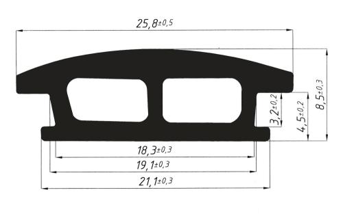 FRK 32 Крышка структурного остекления  (100м)