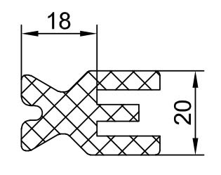 REP 042 2м термовставка