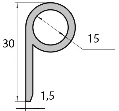 ВИГЕ 751392.003 Уплотнить термопечь силиконовым уплотнителем