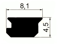 ТПУ 6005 Уплотнитель под ригель  (400м)