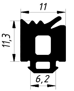 REG 005 Внутренний уплотнитель заполнения 100 м