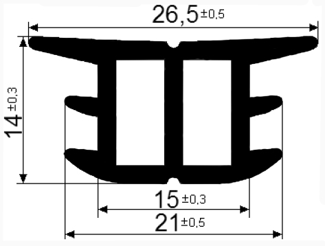 Деформационного шва уплотнитель 50м