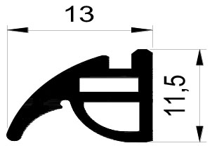 REG 016 уплотнитель  250 м