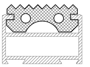 грязезащитного покрытия уплотнитель