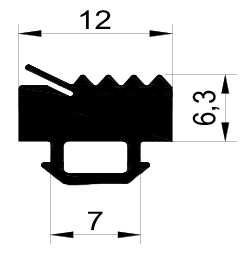 01 31 17  Внутренний уплотнитель  заполнения 250 м