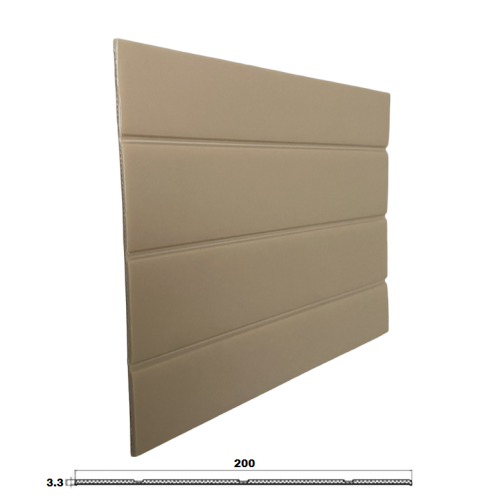 Отбойник гибкий ПВХ 200 мм, цвет бежевый