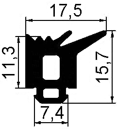 REG 205 Внутренний уплотнитель заполнения  100 м