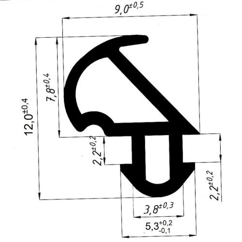 КВЕ 228.3 уплотнитель для пластиковых окон (250 м)