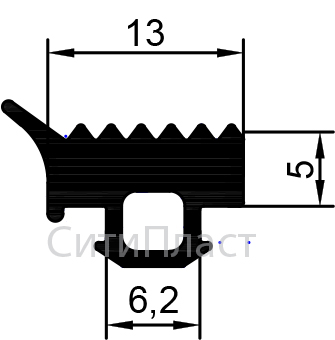 ТПУ 002 Уплотнитель наружный 