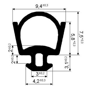 FRK 58 уплотнитель заполнения  250м