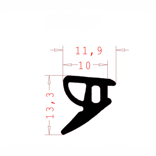 FRK 67 уплотнитель заполнения под штапик, (200м)