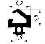 FRK 30 уплотнитель притвора (400м)