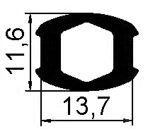 REG 057 уплотнитель  200 м