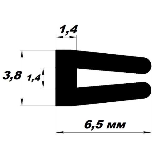 УС- 01-01 п-образный уплотнитель 1,4мм