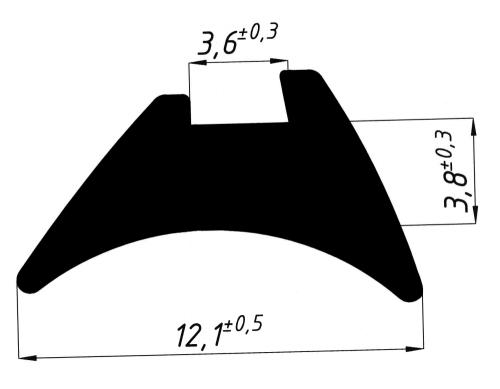 FRK 12, G 004 D  уплотнитель заполнения луна (300м)