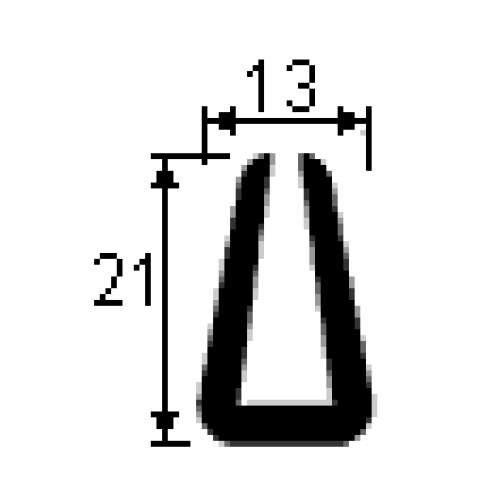 Привальный брус для лодки Т 382 рулон 25 пог.м.