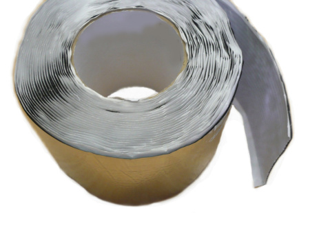 Бутиловая лента металлизированная 300*1,5мм, 24м (кор=1шт) шт.