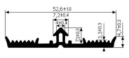 REG 009 под прижимную планку  50м