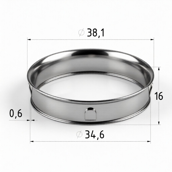 Забивная заглушка штампованная на трубу диаметром 38.1х1.5 мм