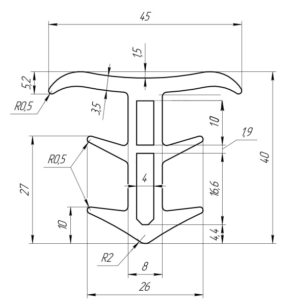  уплотнитель для модульных строительных конструкций
