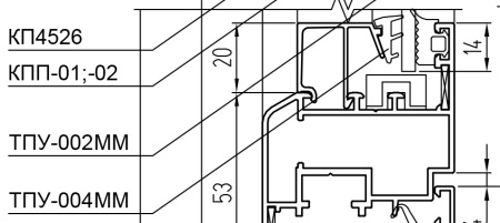 ТПУ-002 уплотнительная резина, бутиловая лента, термовставка, пена монтажная