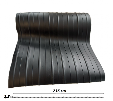 Привальная (защитная) лента ПВХ 235 мм УСИЛЕННАЯ для бронирования лодок