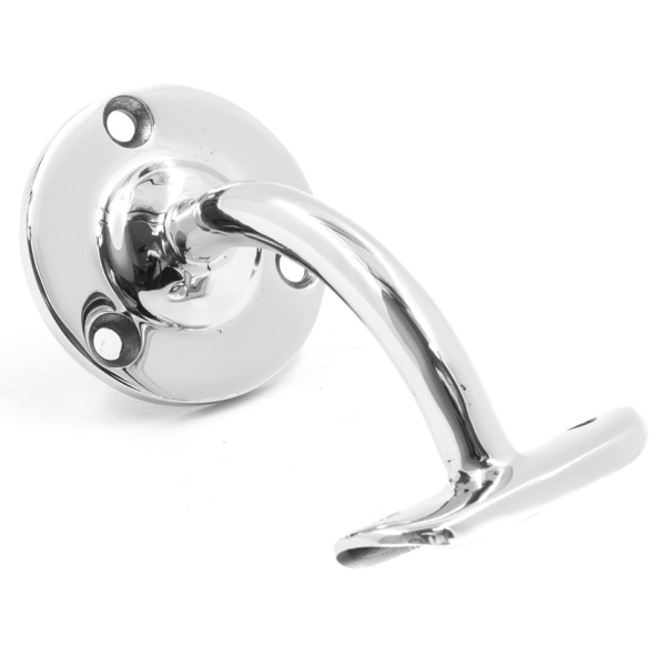 Крепление поручня к стене (пристенок литой) под поручень диаметром Ø38.1 мм, полированный (AISI 304)