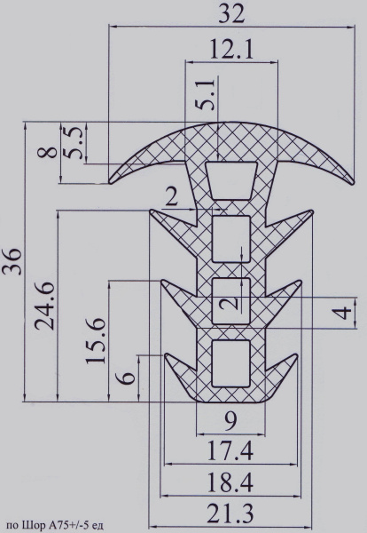 ВИГЕ 751392118-04-02 силиконовый уплотнитель для модульных строительных конструкций