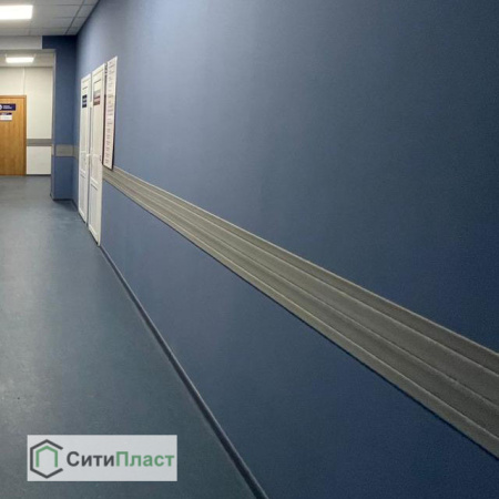 Бескаркасный мягкий (гибкий) отбойник для стен из ПВХ