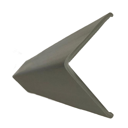 Угловой отбойник, накладка для защиты углов из ПВХ  50х50 мм