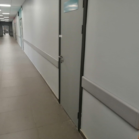 Отбойник на алюминиевом каркасе с классом пожарной опасности КМ 1