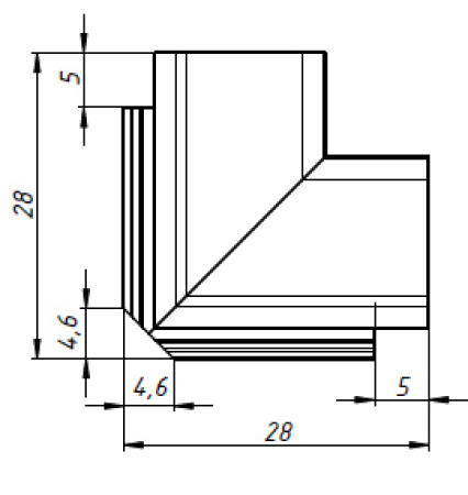 КПУ 211 Среднее уплотнение окон КПТ60, КП80 ТХ, ЭТ КПТ45 GOS-S