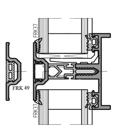 FRK-49 Крышка имитации структурного остекления