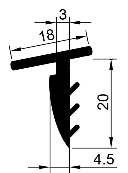 оконный внешний уплотнитель 