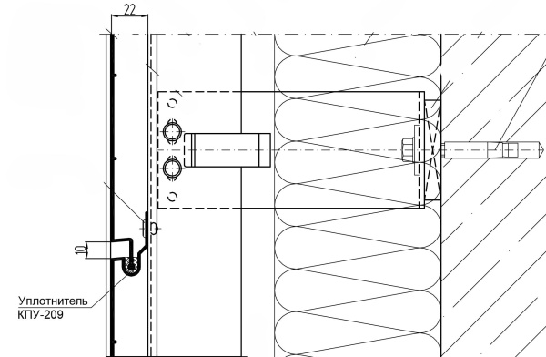 КПУ-209 чертеж уплотнителя