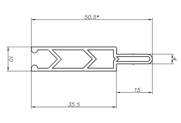 Т50-09 Чертеж термовставки СИАЛ