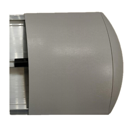 Отбойник на алюминиевом каркасе полукруглый с классом пожарной опасности КМ 1