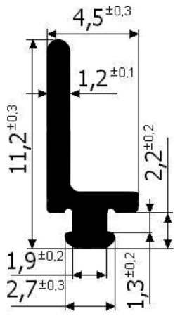 REG 043 уплотнитель (300м)	