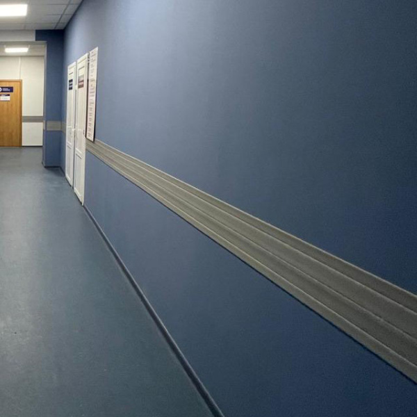 Бескаркасный мягкий (гибкий) отбойник для стен из ПВХ